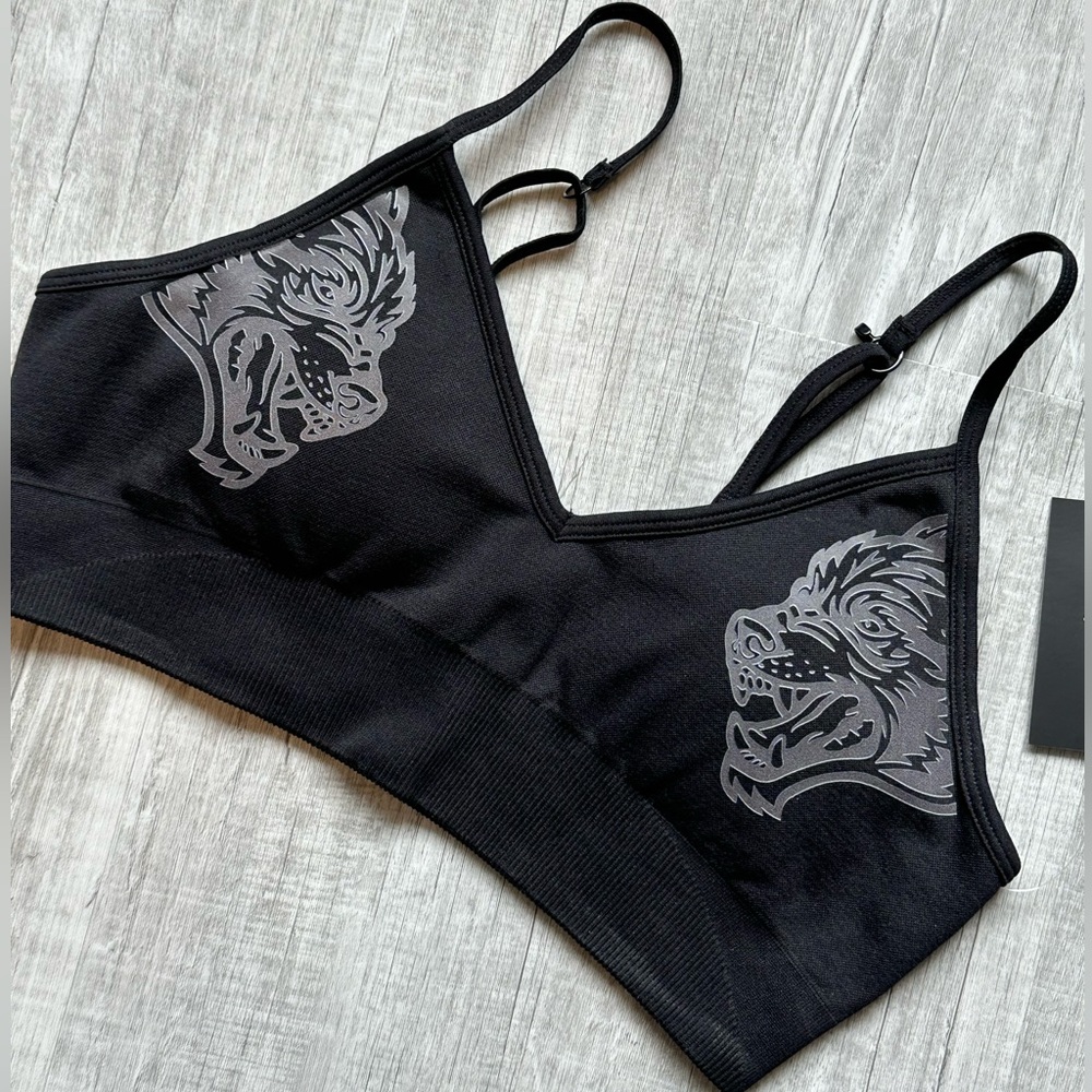 Darc Sport Dual Everson Seamless Sports Bra/Black/Size Medium